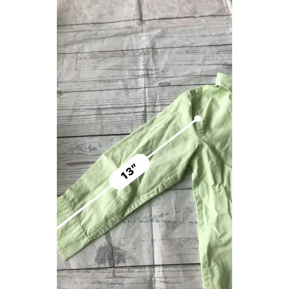 NWT Gymboree Boy’s Green Long Sleeve Button Down Shirt Toddler Kid’s Size 3T